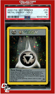 Neo Genesis 19 Metal Energy Holo PSA 5