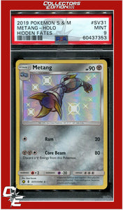 Hidden Fates SV31 Metang Holo PSA 9