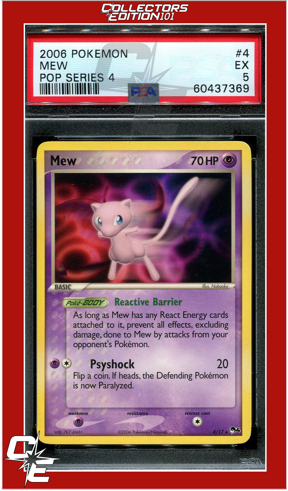 POP Series 4 Mew 4 PSA 5