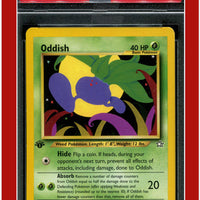 Neo Genesis 1st Edition 68 Oddish PSA 7