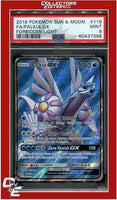 Forbidden Light 119 Full Art Palkia GX PSA 9
