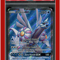 Forbidden Light 119 Full Art Palkia GX PSA 9