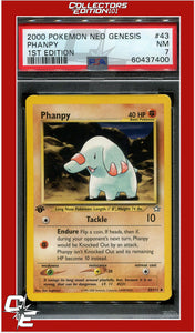 Neo Genesis 1st Edition 43 Phanpy PSA 7