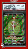 Ultra Prism 140 Full Art Pheromosa GX PSA 9
