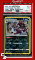 Darkness Ablaze 110 Hydreigon Reverse Foil Thank You Stamp PSA 9
