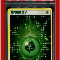 EX Emerald 101 Grass Energy Holo PSA 8