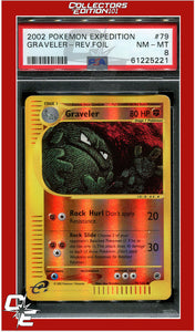 Expedition 79 Graveler Reverse Foil PSA 8