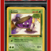 Team Rocket 57 Grimer 1st Edition PSA 7