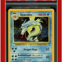 Base Set 6 Gyarados Holo PSA 6