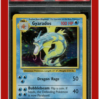 Base Set 6 Gyarados Holo PSA 6