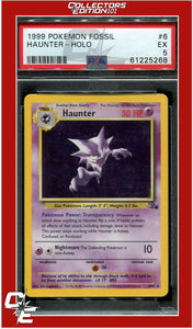 Fossil 6 Haunter Holo PSA 5