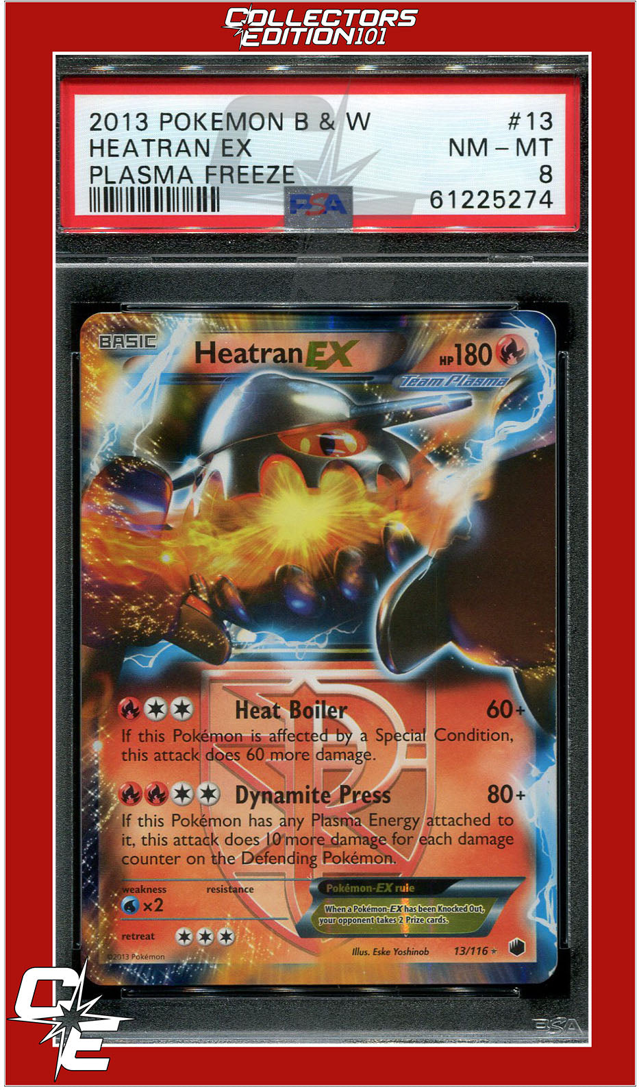 Plasma Freeze 13 Heatran EX PSA 8