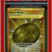 Vivid Voltage 201 Full Art Hero's Medal Secret PSA 10