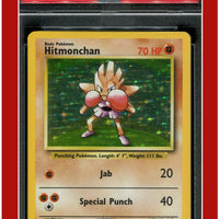 Base Set 7 Hitmonchan Holo PSA 5