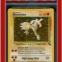 Fossil 7 Hitmonlee Holo PSA 6