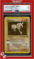 Fossil 7 Hitmonlee Holo PSA 7
