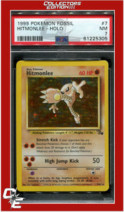 Fossil 7 Hitmonlee Holo PSA 7