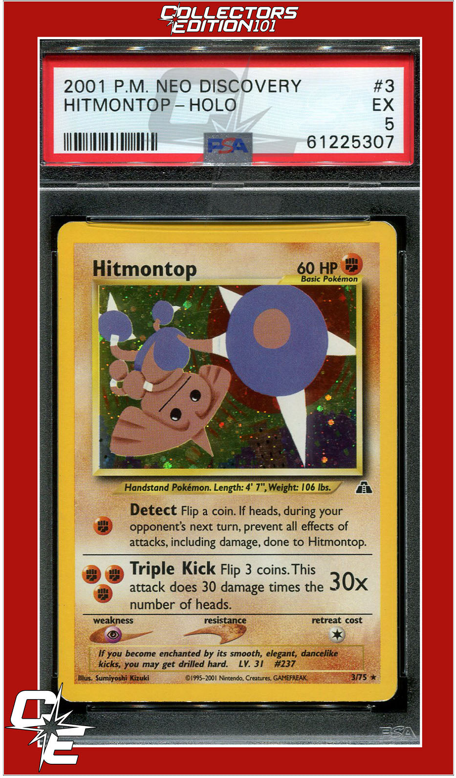 Pokemon Card buy Hitmontop 3/75 1st Edition