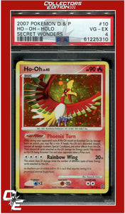 Secret Wonders 10 HO-Oh Holo PSA 4