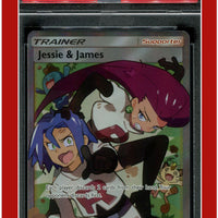 Hidden Fates 68 Full Art Jessie & James PSA 10