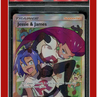 Hidden Fates 68 Full Art Jessie & James PSA 10