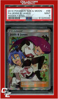 Hidden Fates 68 Full Art Jessie & James PSA 9
