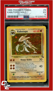 Fossil 9 Kabutops Holo PSA 5