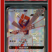 Hidden Fates SV73 Full Art Kartana GX PSA 10