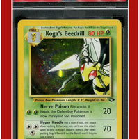 Gym Challenge 9 Koga's Beedrill Holo PSA 5