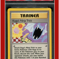 Gym Challenge 115 Koga's Ninja Trick 1st Edition PSA 9