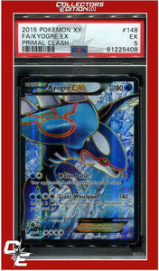 Primal Clash 148 Full Art Kyogre EX PSA 5