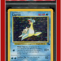 Fossil 10 Lapras Holo PSA 8