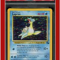 Fossil 10 Lapras Holo PSA 8