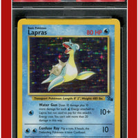 Fossil 10 Lapras Holo PSA 5