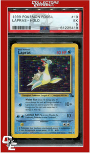 Fossil 10 Lapras Holo PSA 5