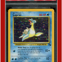 Fossil 10 Lapras Holo PSA 5