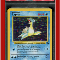 Fossil 10 Lapras Holo PSA 8