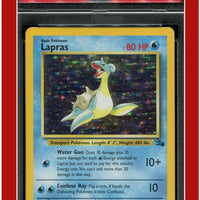 Fossil 10 Lapras Holo PSA 5