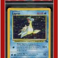 Fossil 10 Lapras Holo PSA 5