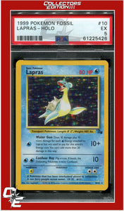 Fossil 10 Lapras Holo PSA 5