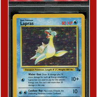 Fossil 10 Lapras Holo PSA 5