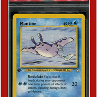 Neo Genesis 1st Edition 64 Mantine PSA 8