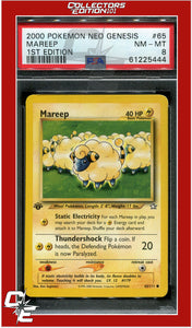 Neo Genesis 1st Edition 65 Mareep PSA 8