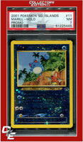 Southern Islands Promo 11 Marill Holo PSA 7
