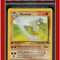 Jungle 39 Marowak 1st Edition PSA 7