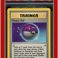 Gym Challenge 116 Master Ball 1st Edition PSA 8