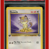 Jungle 56 Meowth 1st Edition PSA 6