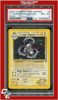 Gym Heroes 8 LT. Surge's Magneton Holo PSA 8
