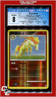 Diamond & Pearl 59 Rapidash Reverse Holo CGC 8 - Subgrades
