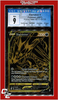Shining Fates SV121 Full Art Eternatus V CGC 9 - Subgrades

